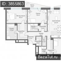 продам 3 к. квартиру в России в г Москве,  . Большой Толмачёвский пер., - цена 343 450 000 руб., фото №2
