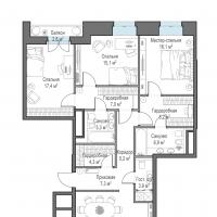 продам 5 к. квартиру в России в г Москве,  . Потаповский пер., 5с4 цена 244 260 000 руб., фото №5