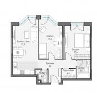 продам 2 к. квартиру в России в г Москве,  . ул. Академика Королёва, 21 цена 29 160 000 руб., фото №2