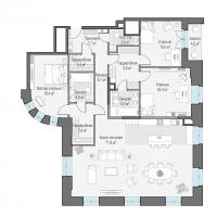 продам 4 к. квартиру в России в г Москве,  . Потаповский пер., 5с4 цена 343 500 000 руб., фото №3