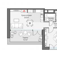 продам 3 к. квартиру в России в г Москве,  . ул. Академика Королёва, 21 цена 35 550 000 руб., фото №1