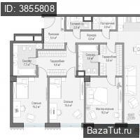 продам 3 к. квартиру в России в г Москве,  . Большой Толмачёвский пер., - цена 232 870 000 руб., фото №3