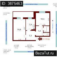продам 2 к. квартиру в России в Колпине, Московская улица, д.3 цена 5 999 000 руб., фото №3