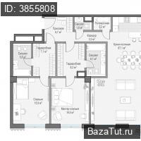 продам 3 к. квартиру в России в г Москве,  . Большой Толмачёвский пер., - цена 232 870 000 руб., фото №2