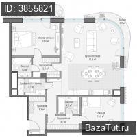 продам 2 к. квартиру в России в г Москве,  . Большой Толмачёвский пер., - цена 246 300 000 руб., фото №2