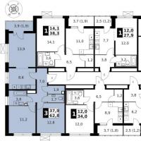 продам 3 к. квартиру в России в Москве, Ленинградское шоссе, д.228к4 цена 20 048 051 руб., фото №4