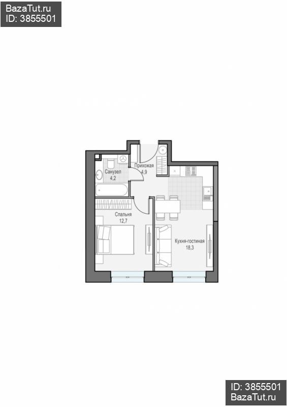 продам 1 к. квартиру в России в г Москве,  . ул. Академика Королёва, 21 цена 17 320 000 руб., фото №1