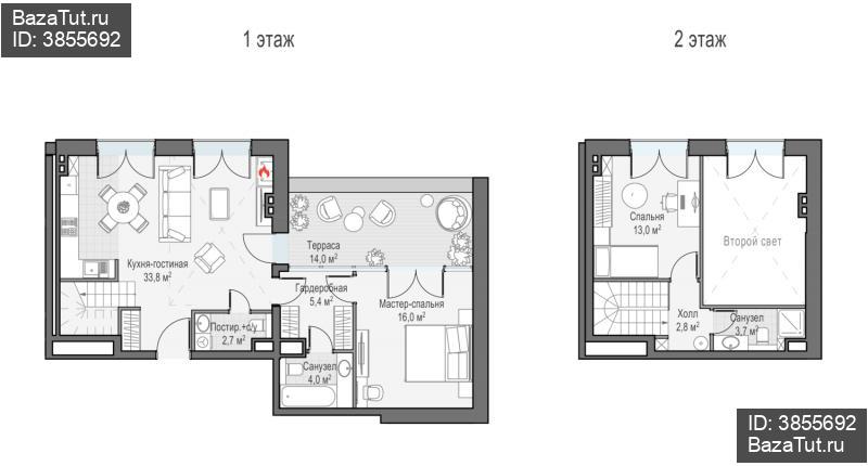 продам 2 к. квартиру в России в г Москве,  . ул. Академика Королёва, 21 цена 52 490 000 руб., фото №1