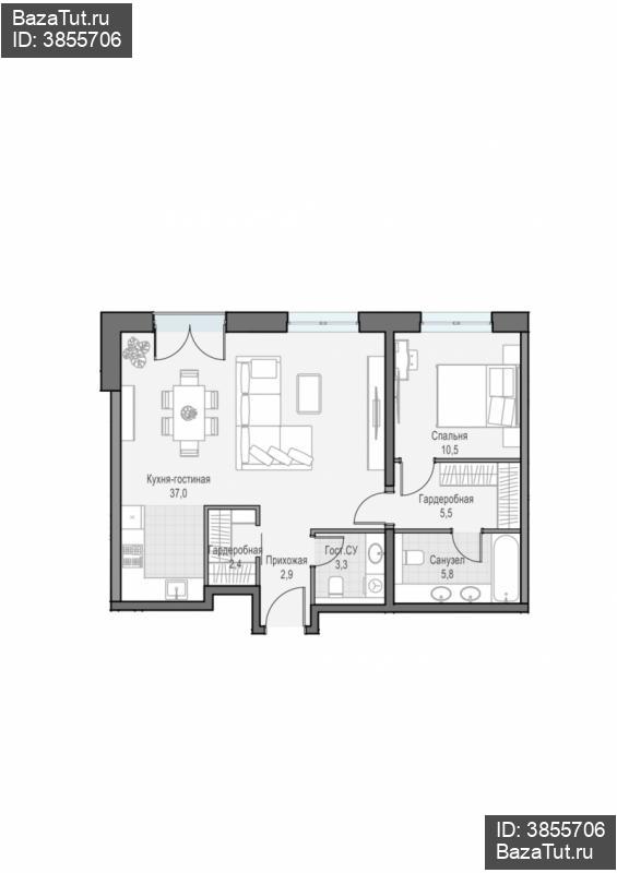 продам 2 к. квартиру в России в г Москве,  . ул. Академика Королёва, 21 цена 32 460 000 руб., фото №1