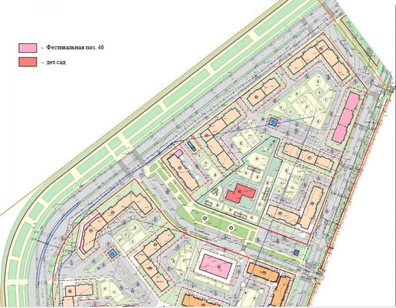 План микрорайона фестивальный в йошкар оле застройки