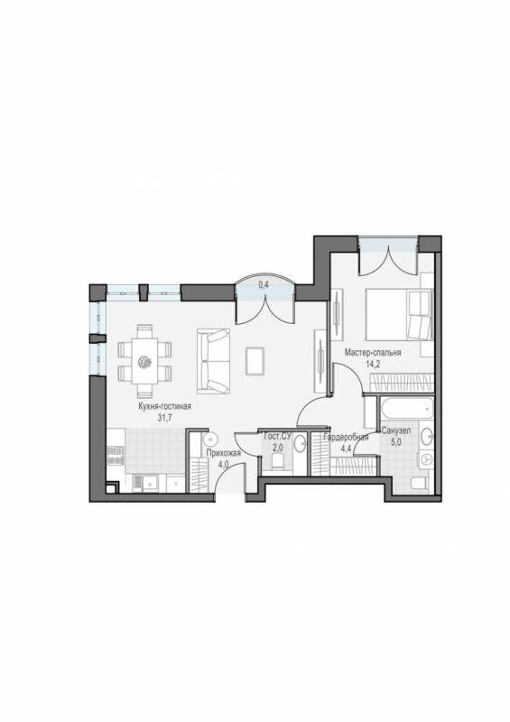 продам 2 к. квартиру в России в г Москве,  . ул. Академика Королёва, 21 цена 29 940 000 руб., фото №3