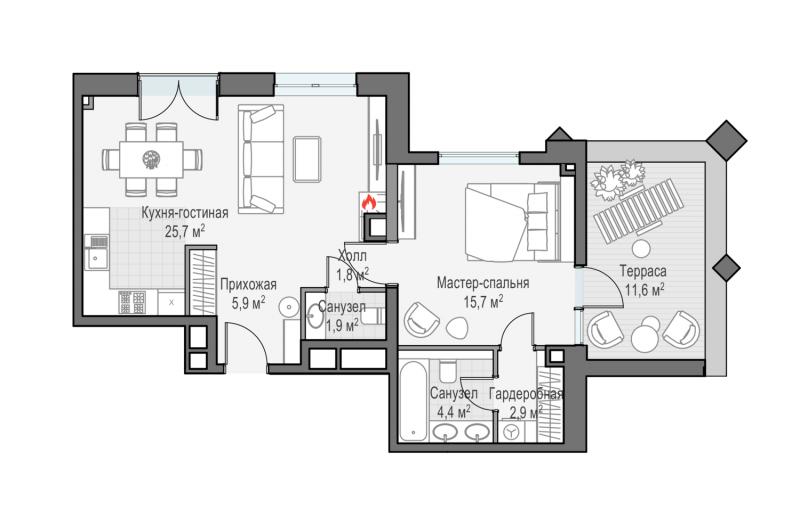 продам 2 к. квартиру в России в г Москве,  . ул. Академика Королёва, 21 цена 38 440 000 руб., фото №1
