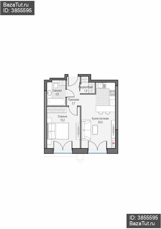 продам 1 к. квартиру в России в г Москве,  . ул. Академика Королёва, 21 цена 21 100 000 руб., фото №2