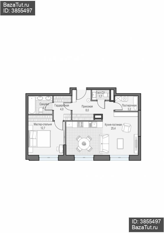 продам 2 к. квартиру в России в г Москве,  . ул. Академика Королёва, 21 цена 25 700 000 руб., фото №1