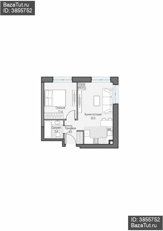 продам 1 к. квартиру в России в г Москве,  . ул. Академика Королёва, 21 цена 16 750 000 руб., фото №1