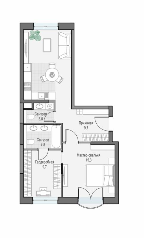 продам 2 к. квартиру в России в г Москве,  . ул. Академика Королёва, 21 цена 28 510 000 руб., фото №4