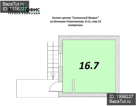 сдам офис,  к. в России в Москве, Большая Семёновская улица, д.11стр12 цена 31 600 руб./месяц, фото №3