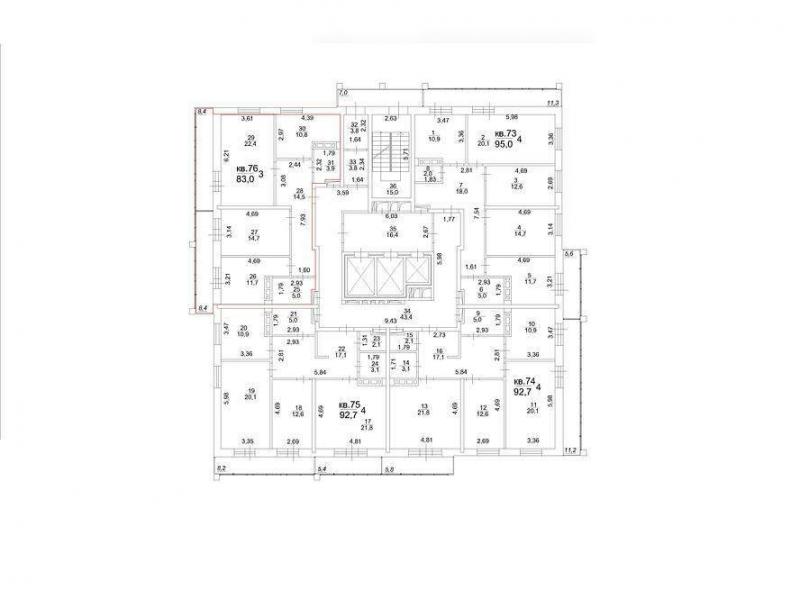 продам 3 к. квартиру в России в Томске, Московский тракт, д.107в цена 10 423 800 руб., фото №3