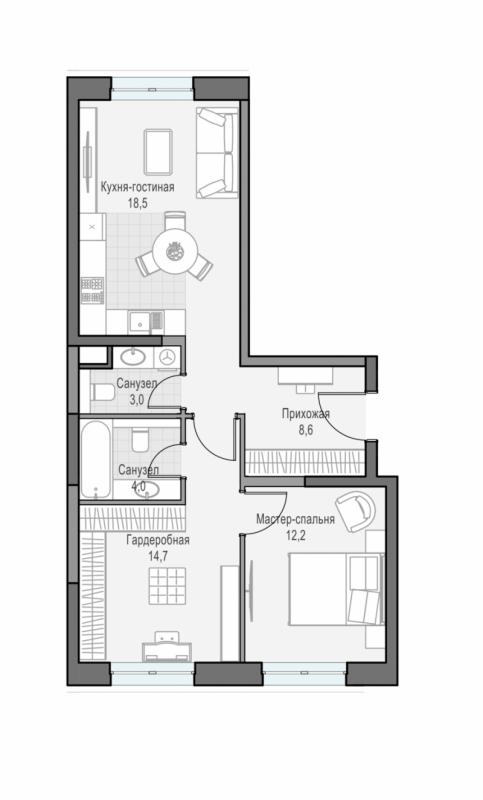 продам 2 к. квартиру в России в г Москве,  . ул. Академика Королёва, 21 цена 29 330 000 руб., фото №5
