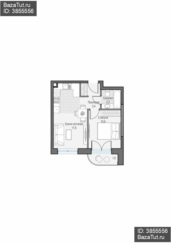 продам 1 к. квартиру в России в г Москве,  . ул. Академика Королёва, 21 цена 17 270 000 руб., фото №1