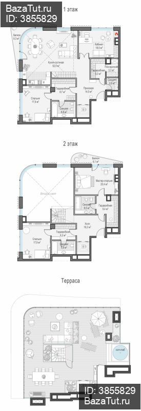 продам 4 к. квартиру в России в г Москве,  . Большой Толмачёвский пер., - цена 1 194 660 000 руб., фото №2