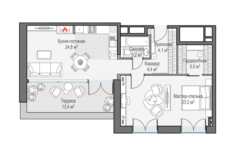 продам 3 к. квартиру в России в г Москве,  . ул. Академика Королёва, 21 цена 35 550 000 руб., фото №1