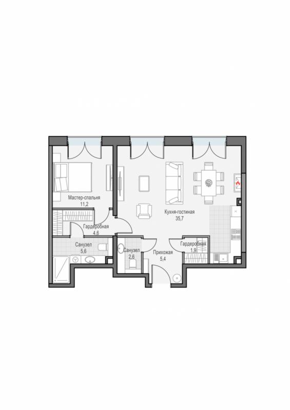 продам 2 к. квартиру в России в г Москве,  . ул. Академика Королёва, 21 цена 35 950 000 руб., фото №2