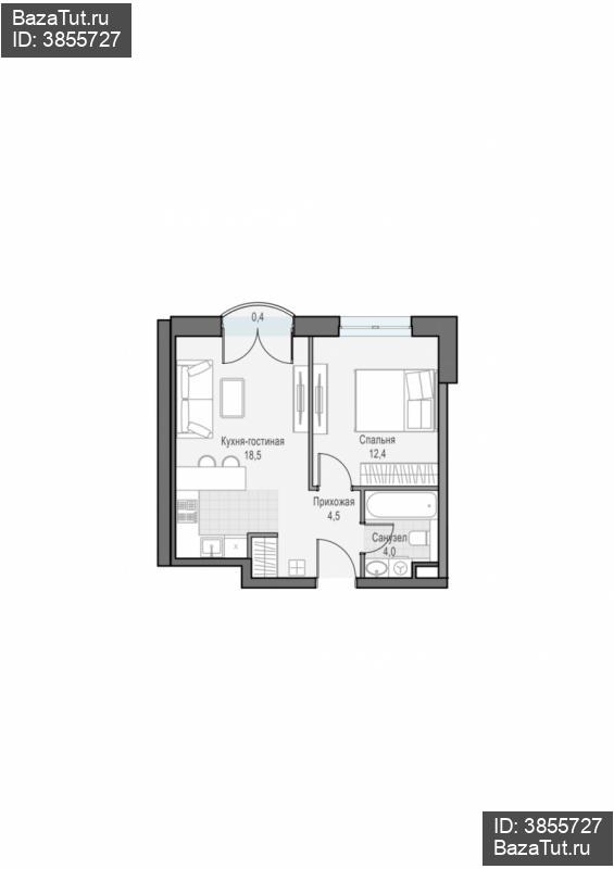 продам 1 к. квартиру в России в г Москве,  . ул. Академика Королёва, 21 цена 18 250 000 руб., фото №2