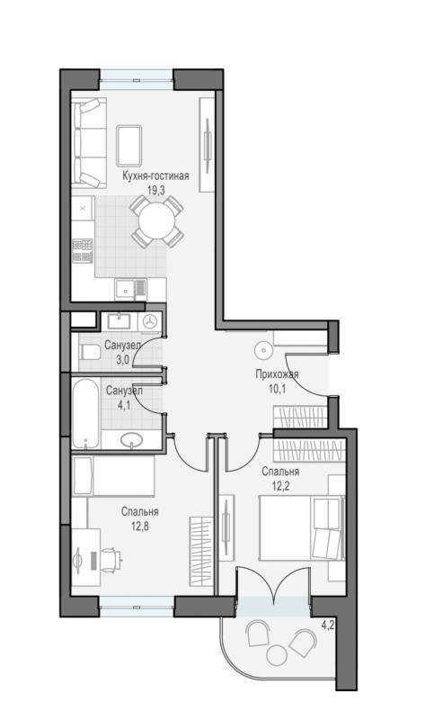 продам 2 к. квартиру в России в г Москве,  . ул. Академика Королёва, 21 цена 30 020 000 руб., фото №3