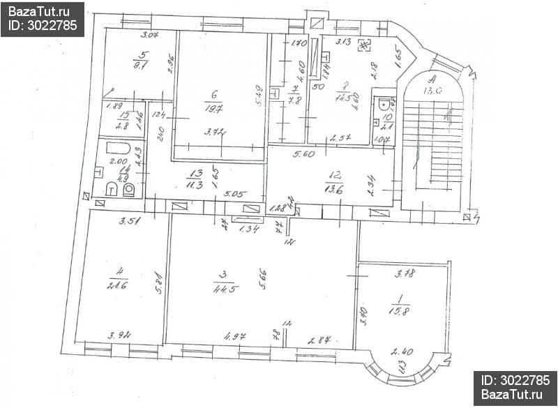 продам 4 к. квартиру в Латвии, улица Лачплеша, 23 цена 21 505 500 руб., фото №11