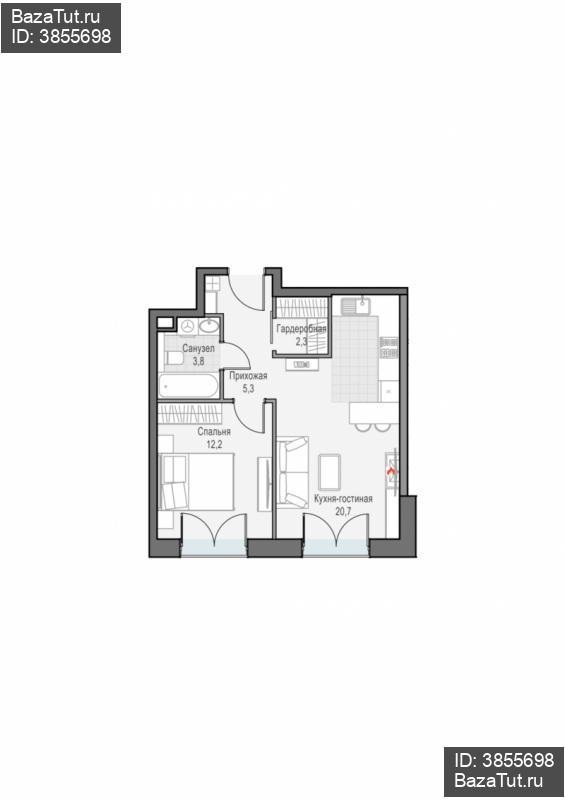 продам 1 к. квартиру в России в г Москве,  . ул. Академика Королёва, 21 цена 20 580 000 руб., фото №1