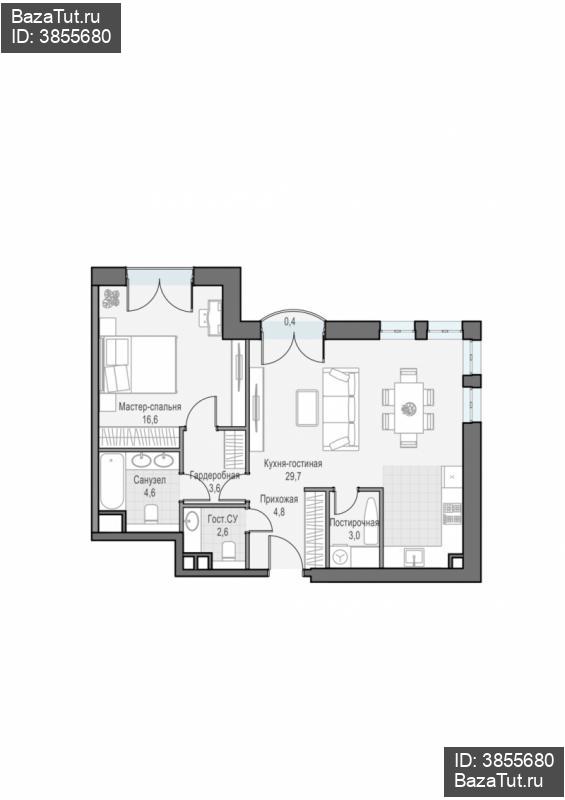 продам 2 к. квартиру в России в г Москве,  . ул. Академика Королёва, 21 цена 28 480 000 руб., фото №2