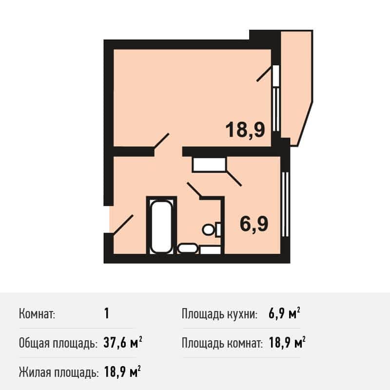 Циан Некрасовка Купить 1 Комнатную