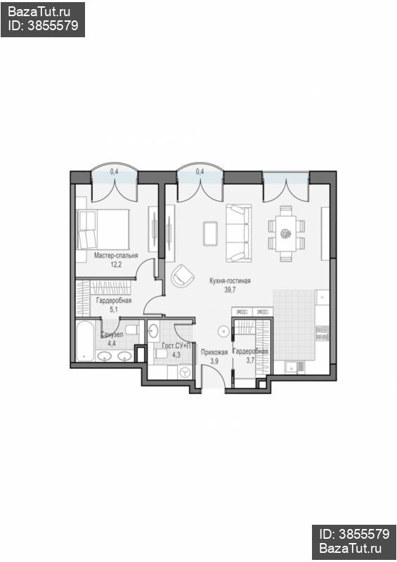продам 2 к. квартиру в России в г Москве,  . ул. Академика Королёва, 21 цена 31 340 000 руб., фото №1