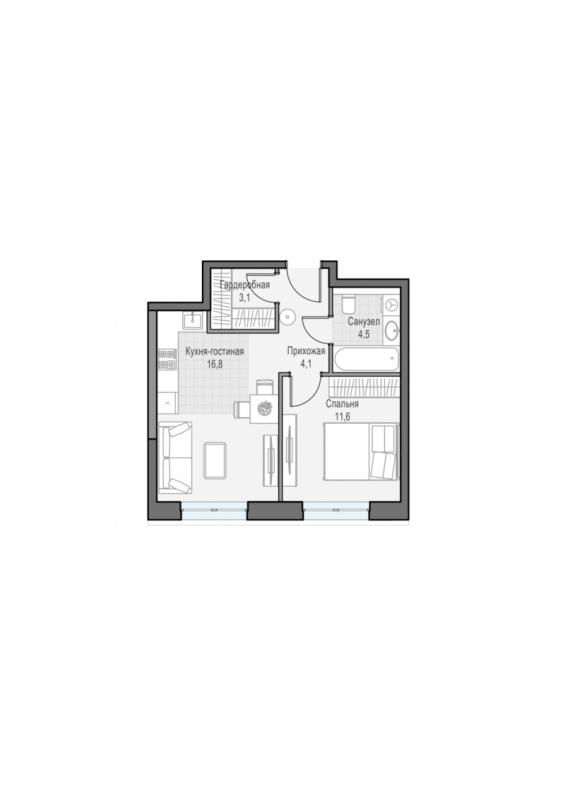 продам 1 к. квартиру в России в г Москве,  . ул. Академика Королёва, 21 цена 17 550 000 руб., фото №2