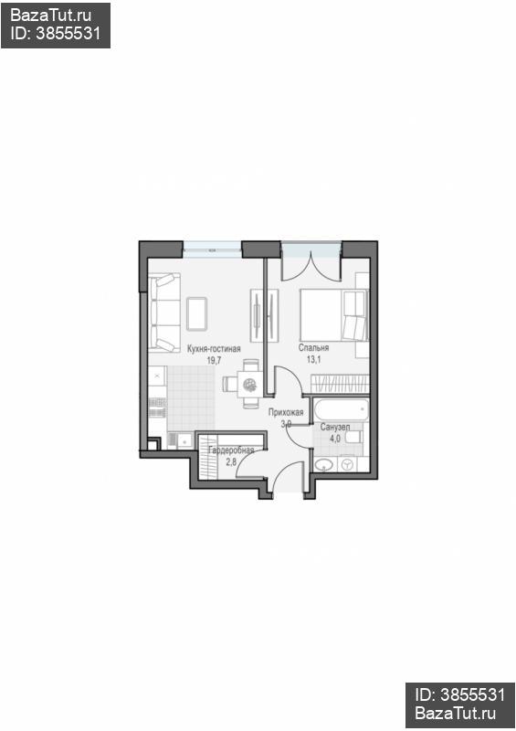 продам 2 к. квартиру в России в г Москве,  . ул. Академика Королёва, 21 цена 21 390 000 руб., фото №2