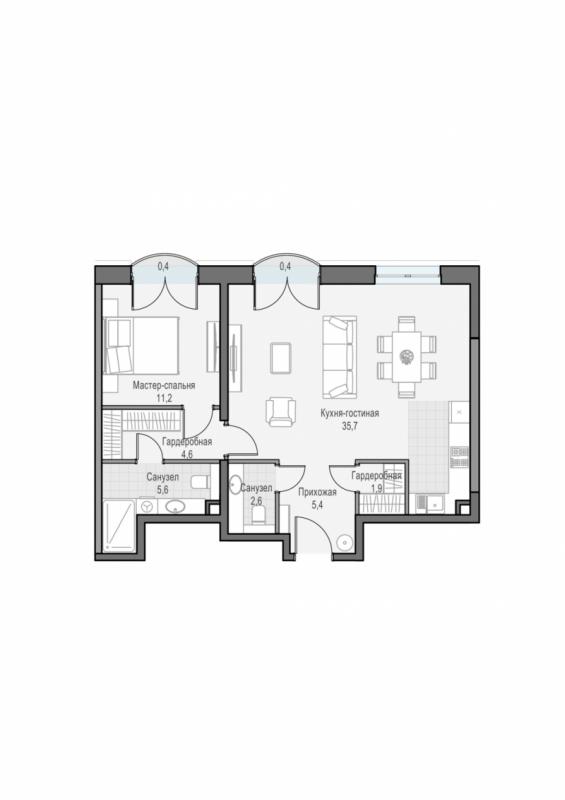 продам 2 к. квартиру в России в г Москве,  . ул. Академика Королёва, 21 цена 31 440 000 руб., фото №3