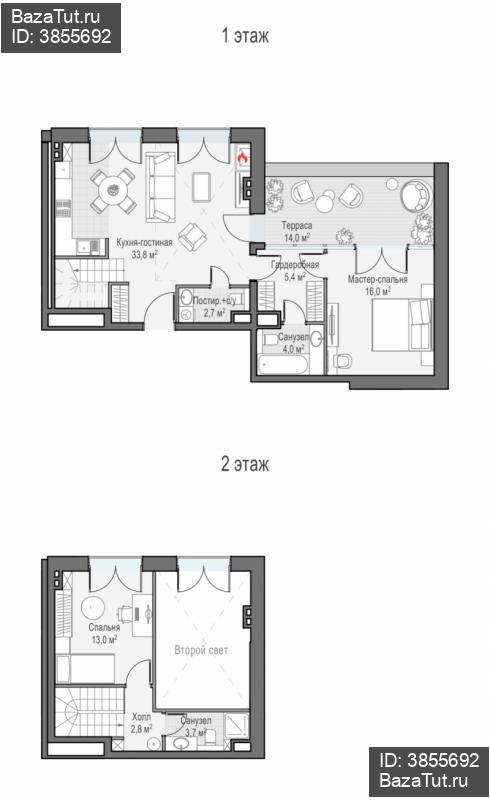 продам 2 к. квартиру в России в г Москве,  . ул. Академика Королёва, 21 цена 52 490 000 руб., фото №2