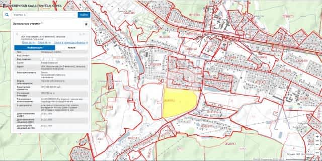 Кадастровая карта раменское района