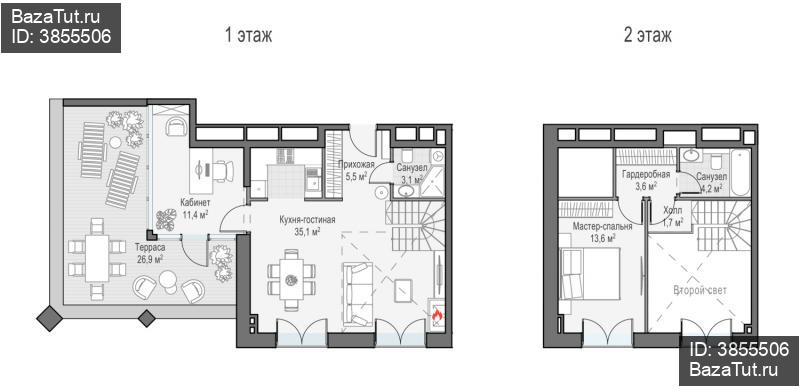 продам 2 к. квартиру в России в г Москве,  . ул. Академика Королёва, 21 цена 49 630 000 руб., фото №2