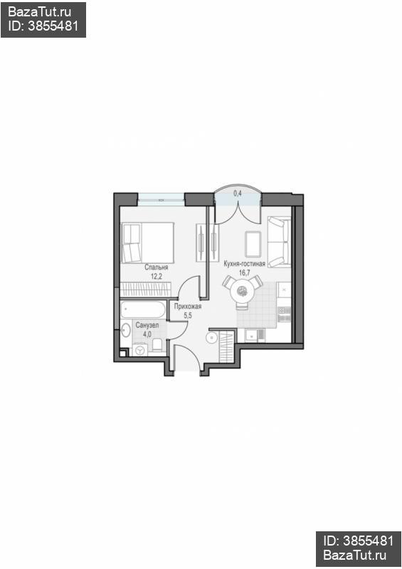 продам 1 к. квартиру в России в г Москве,  . ул. Академика Королёва, 21 цена 17 460 000 руб., фото №1