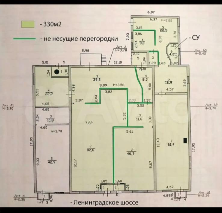 сдам магазин, 1 к. в России в Приозерске, Ленинградское шоссе, д.37 цена 290 000 руб./месяц, фото №3