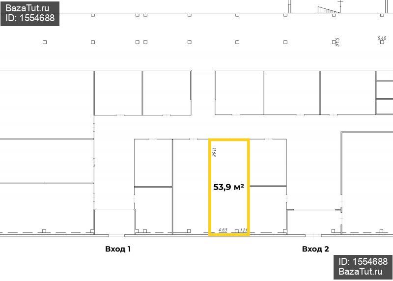 сдам магазин, 1 к. в России в Ижевск, Буммашевская улица, д.5б цена 80 850 руб./месяц, фото №3