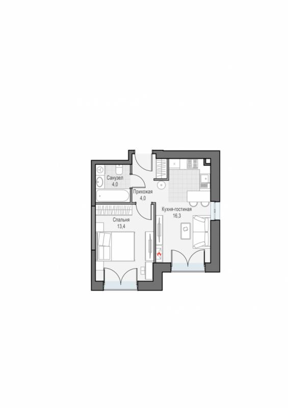 продам 1 к. квартиру в России в г Москве,  . ул. Академика Королёва, 21 цена 18 060 000 руб., фото №2