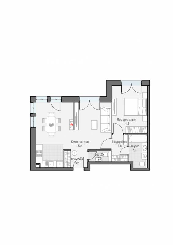 продам 2 к. квартиру в России в г Москве,  . ул. Академика Королёва, 21 цена 32 150 000 руб., фото №1