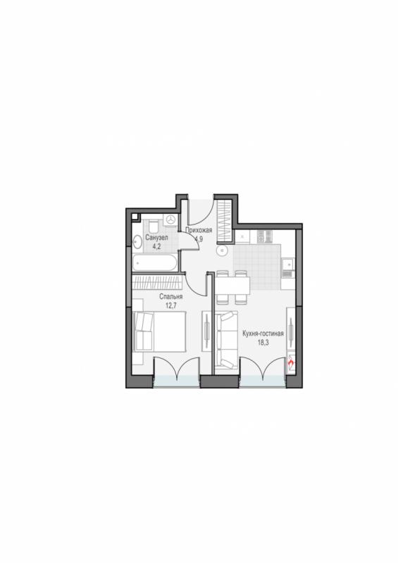 продам 1 к. квартиру в России в г Москве,  . ул. Академика Королёва, 21 цена 18 520 000 руб., фото №2