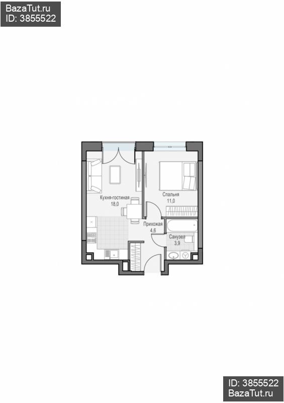продам 1 к. квартиру в России в г Москве,  . ул. Академика Королёва, 21 цена 20 090 000 руб., фото №2