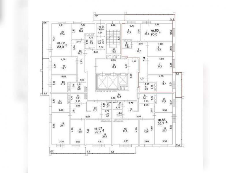 продам 4 к. квартиру в России в Томске, Московский тракт, д.107в цена 11 754 900 руб., фото №9
