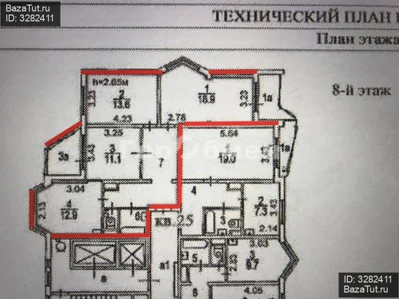 Планировка квартиры Липчанского дом 9 3 комнатная.