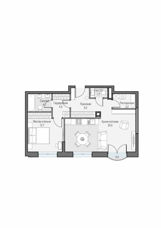 продам 2 к. квартиру в России в г Москве,  . ул. Академика Королёва, 21 цена 26 190 000 руб., фото №1